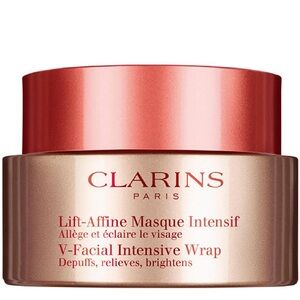Clarins V-Facial Intensive Wrap Depuffing Face Mask. NWOT.